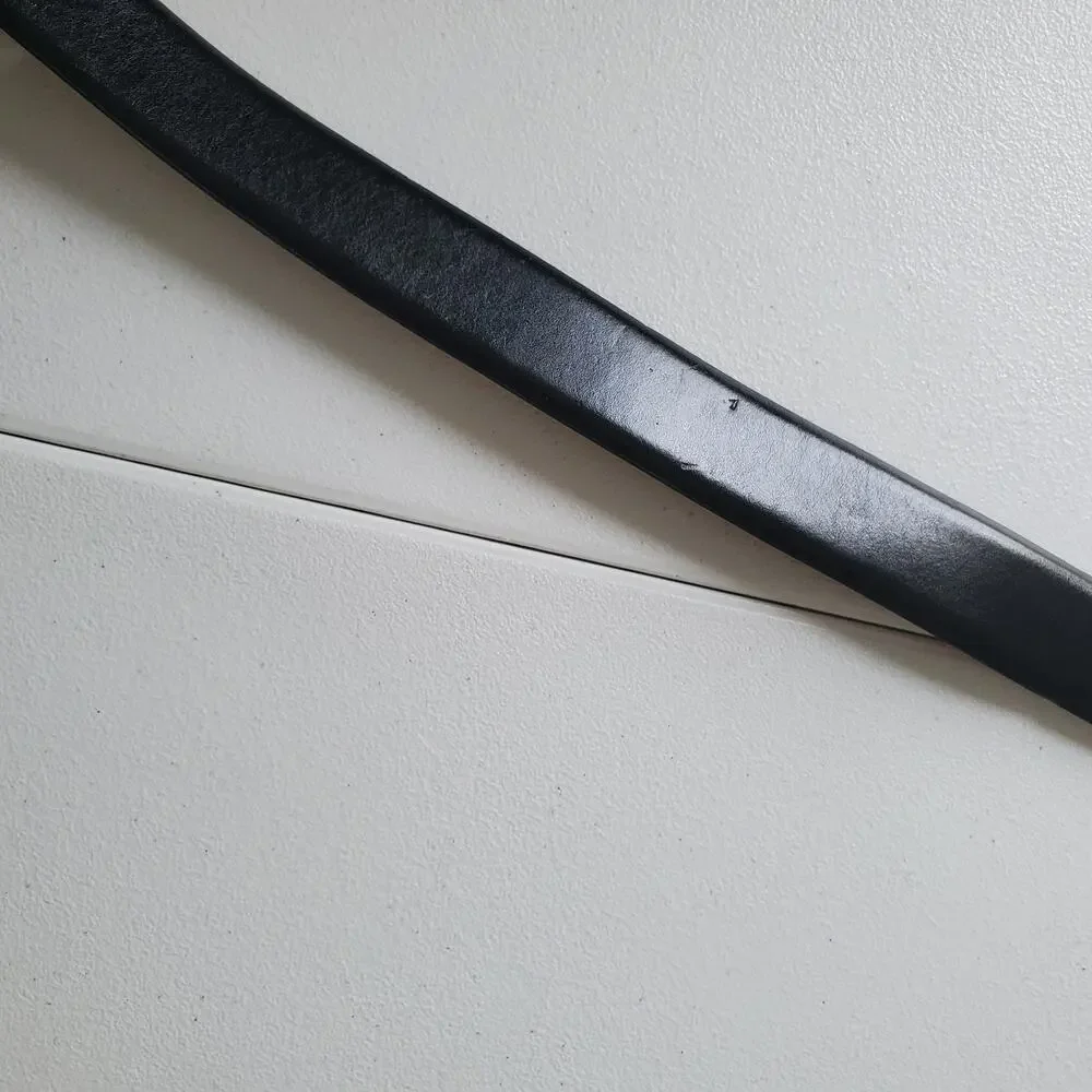 Suitsupply Belt Mens 42 Black Leather Made In Italy Dress Business Classic